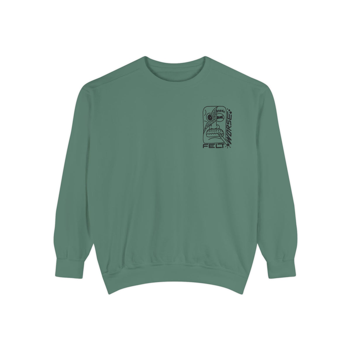 "Felt Worse..." - Graphic Crewneck