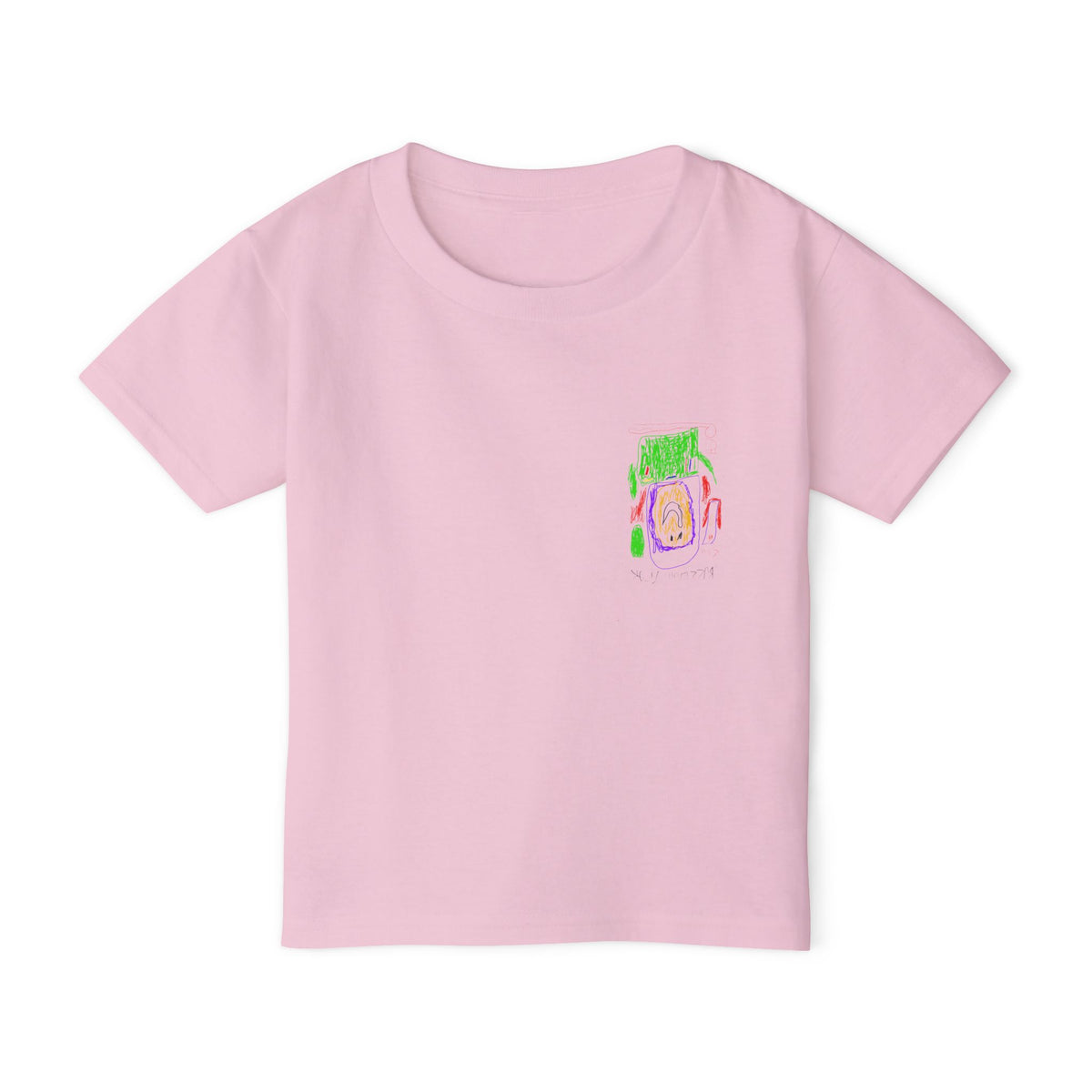 Kids' Crayon Art T‑Shirt — Hand‑Drawn Buzz Lightyear Toddler Tee