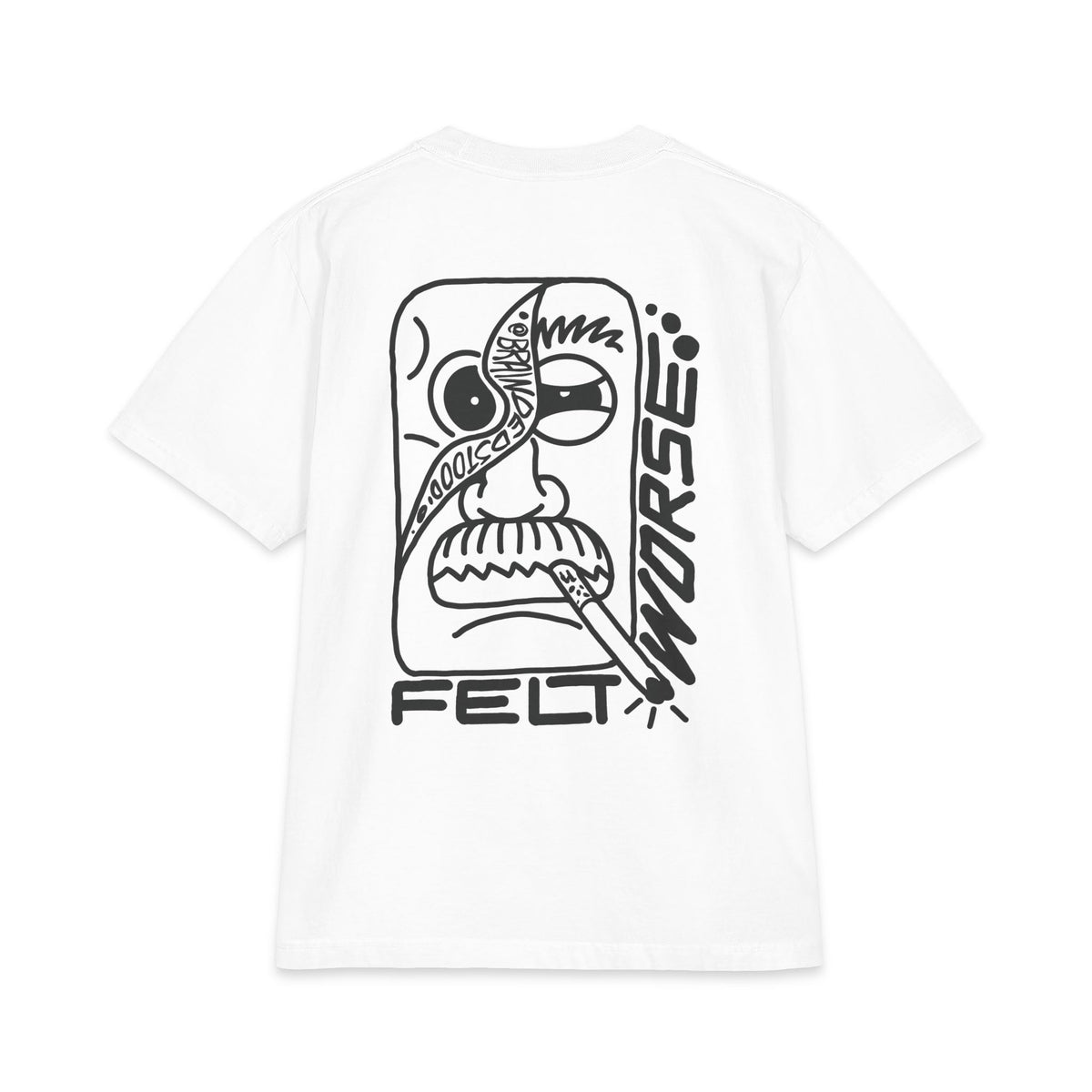 "Felt Worse..." - Graphic Tee (Back Print) (Shaka)
