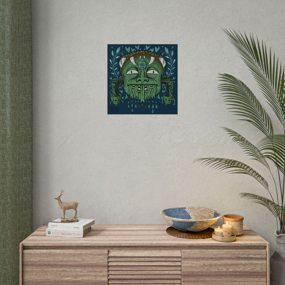"SNAKE KID" - Rolled Poster Print (Square) (Matte/Glossy/Satin)