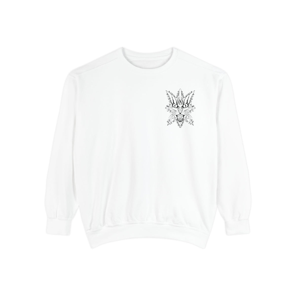 "I hate this place and everyone in it." - Graphic Crewneck
