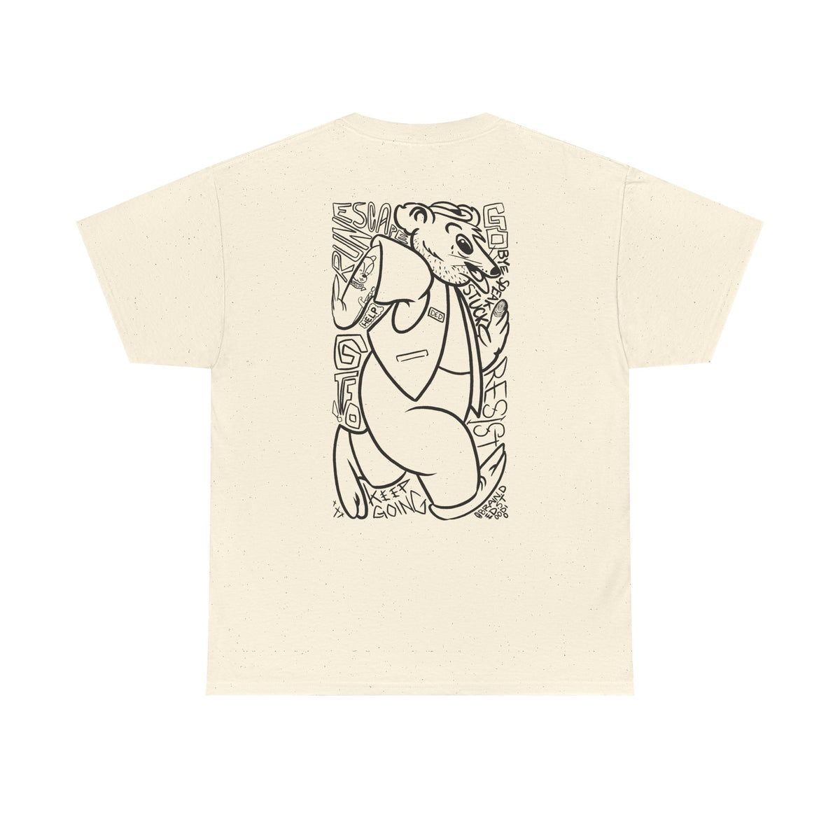 "RUN" - Graphic Tee (Back Print w/ F.T.W.) (Gildan 5K)