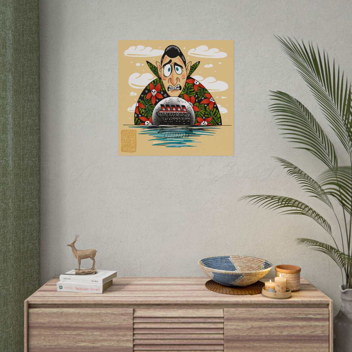 "Dracula" - Rolled Poster Print (Square) (Matte/Glossy/Satin)