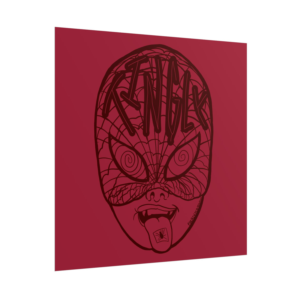 "TINGLY" - Rolled Poster Print (Square) (Matte/Glossy/Satin)