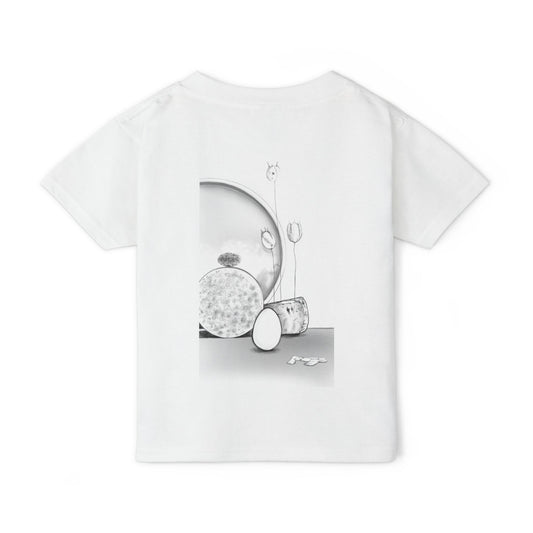 Toddler T-Shirt — Minimalist Black & White Still Life Print