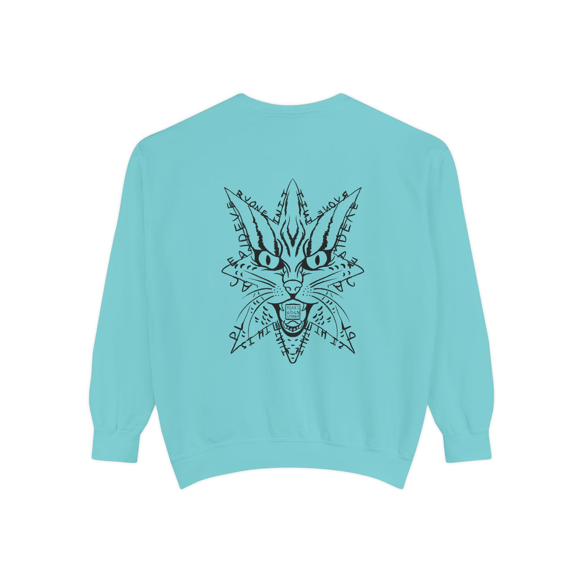 "I hate this place and everyone in it." - Graphic Crewneck