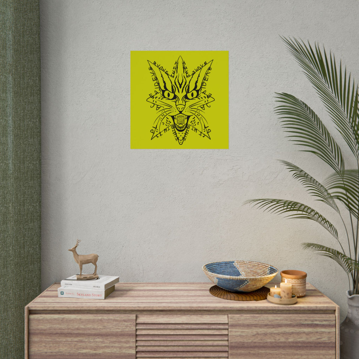 "I hate this place and everyone in it." - Rolled Poster Print (Square) (Matte/Glossy/Satin)