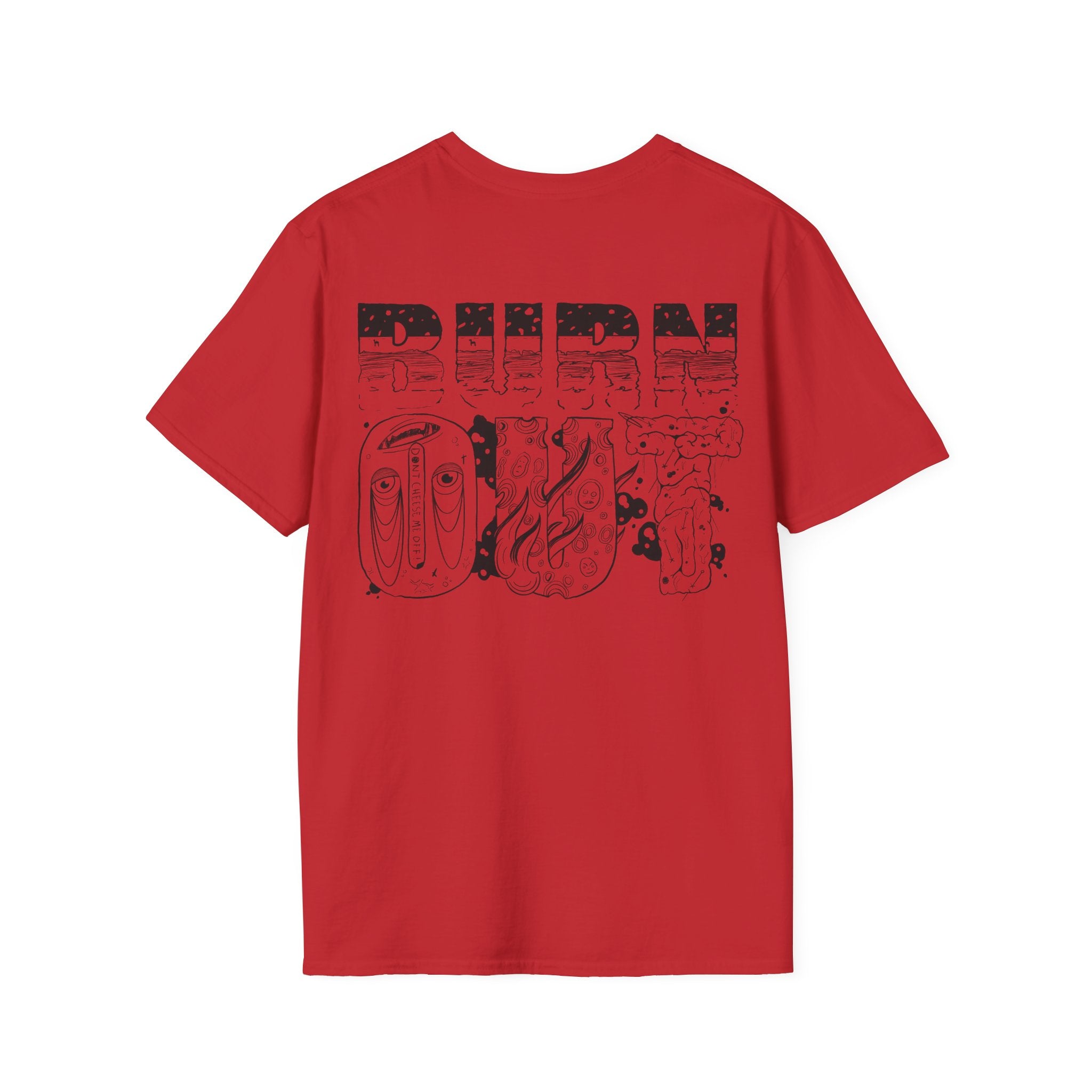 Burn Out Graphic T-Shirt — 'Burn Out' Back Design