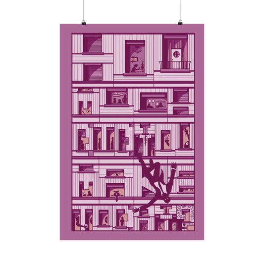 "How Much Did You Make Today?" - Matte Poster (Pink)