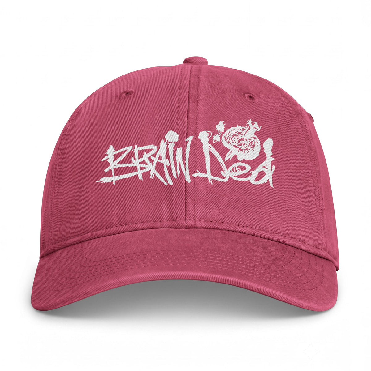 Heartfelt Brain Ded White Logo Hat