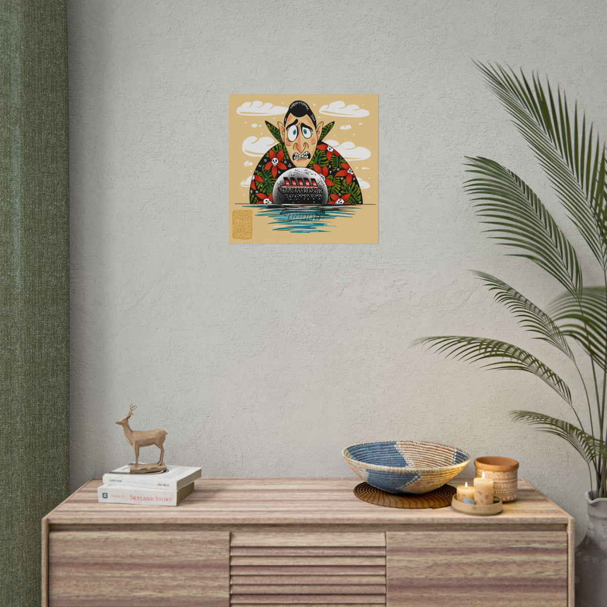 "Dracula" - Rolled Poster Print (Square) (Matte/Glossy/Satin)