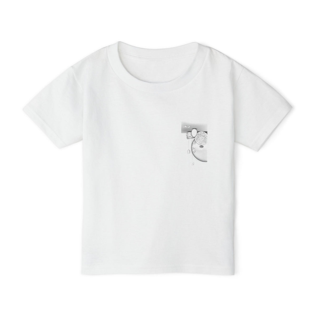 Toddler T-Shirt — Minimalist Black & White Still Life Print