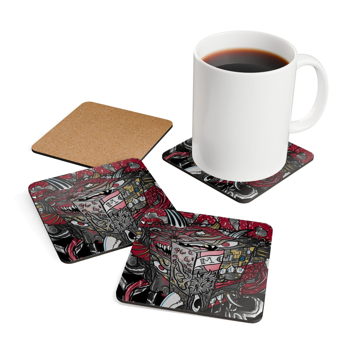 "Understand Your Demons" - 4 Coaster Set