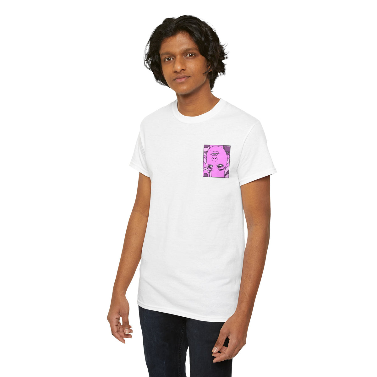 "Pop Art Dolly Parton" - Graphic Tee (Back Print w/ F.T.W.) (Gildan 5K)