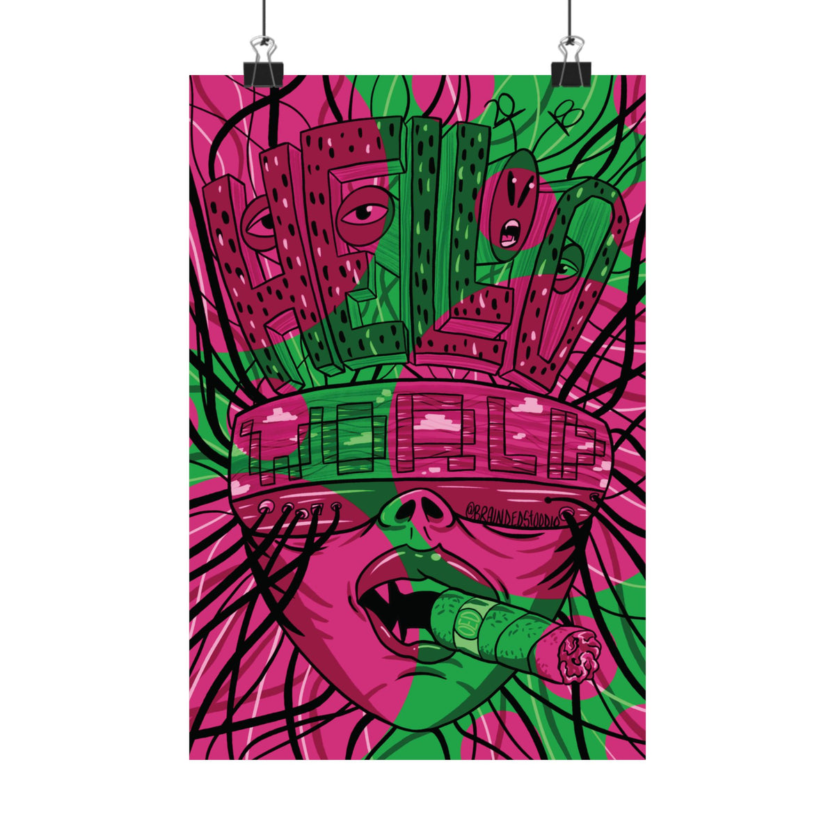 Matte Poster — Hello World Wall Art
