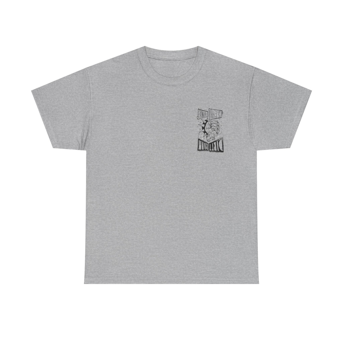 "Dirty Room, Clean Hands" - Graphic Tee (Back Print w/ F.T.W.) (Gildan 5K)