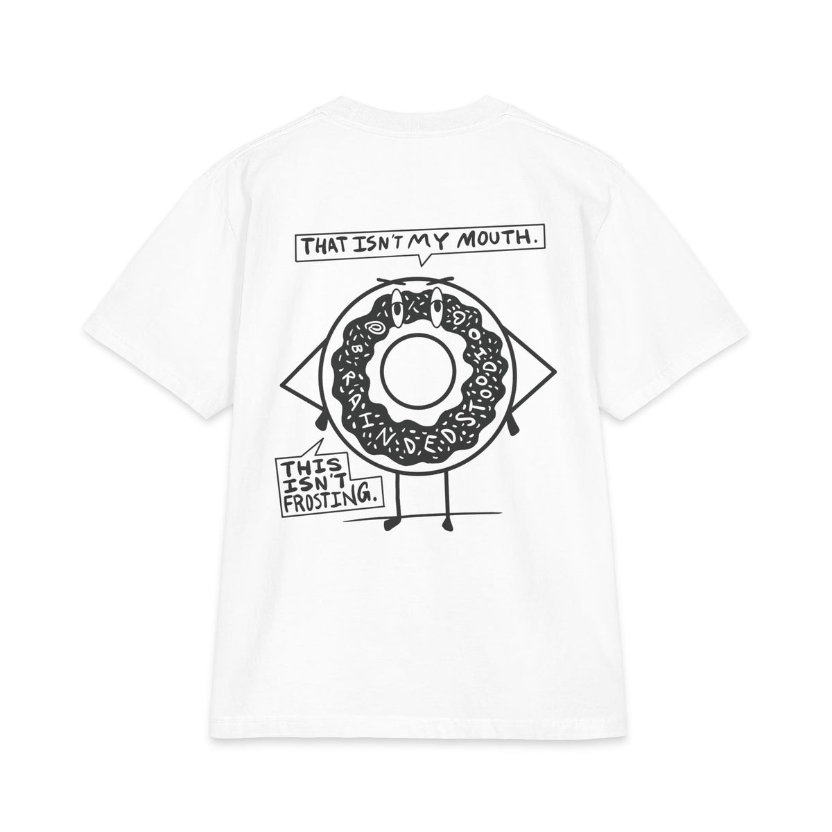 "Demented Donut" - Graphic Tee (Back Print) (Shaka)