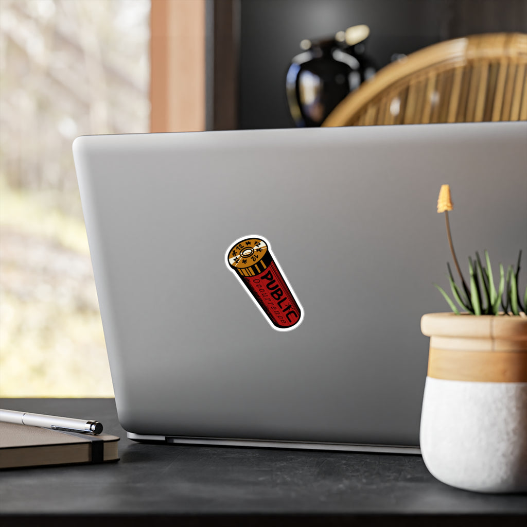 Shotgun Shell Vinyl Decal — Public Occurrence Design