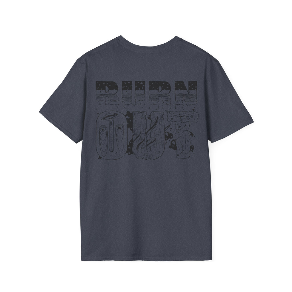Burn Out Graphic T-Shirt — 'Burn Out' Back Design