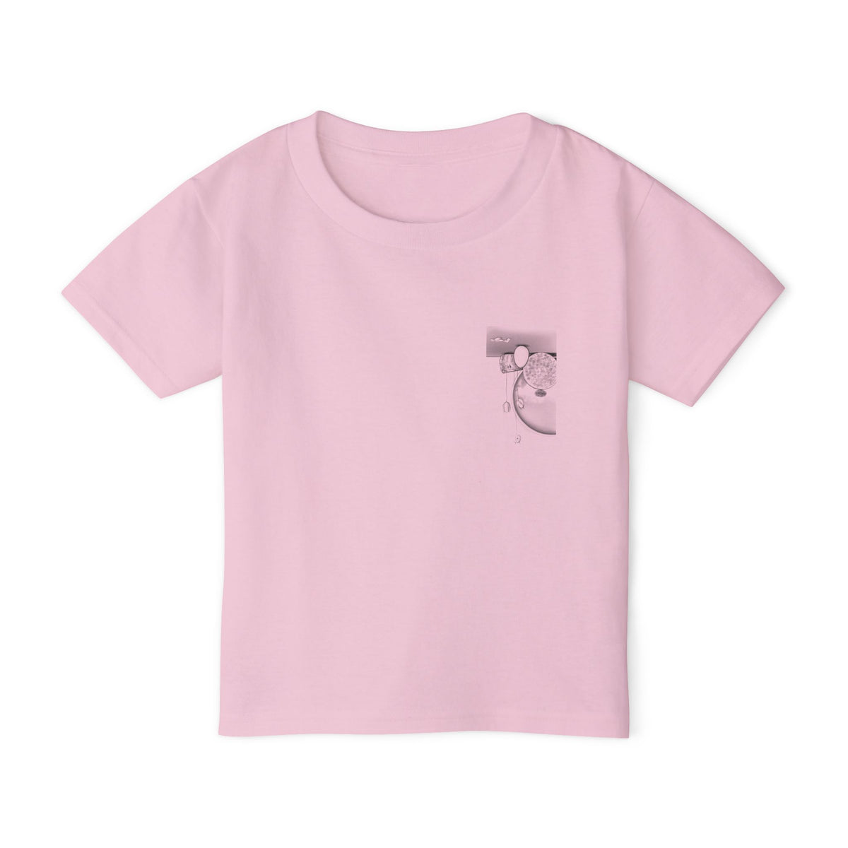 Toddler T-Shirt — Minimalist Black & White Still Life Print