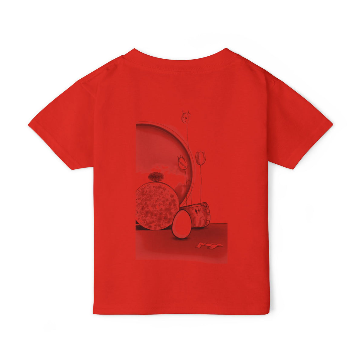 Toddler T-Shirt — Minimalist Black & White Still Life Print
