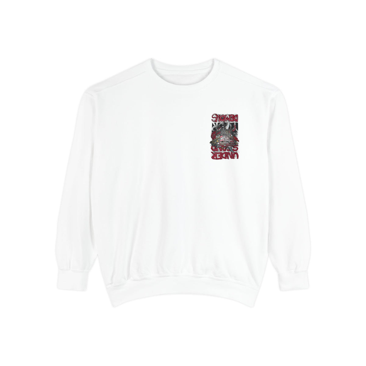 Sweatshirt — "Under Your Demons" Graphic Crewneck