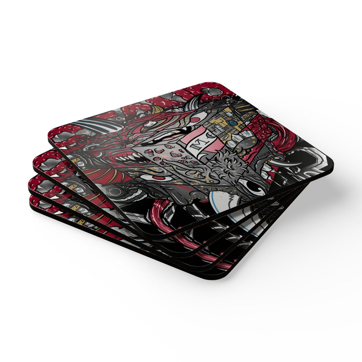 "Understand Your Demons" - 4 Coaster Set