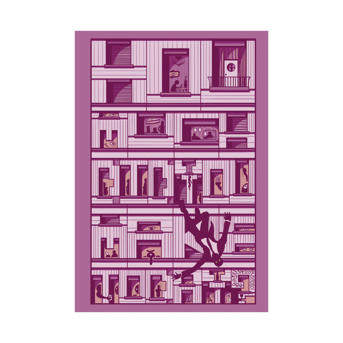 "How Much Did You Make Today?" - Matte Poster (Pink)