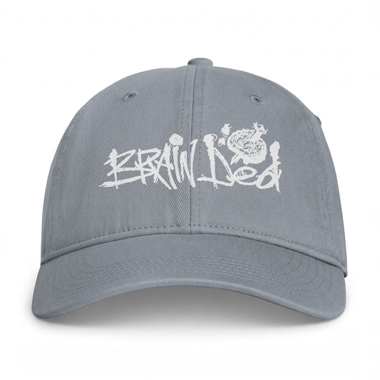 "Brain Ded Heartful Logo" - Hat (White)