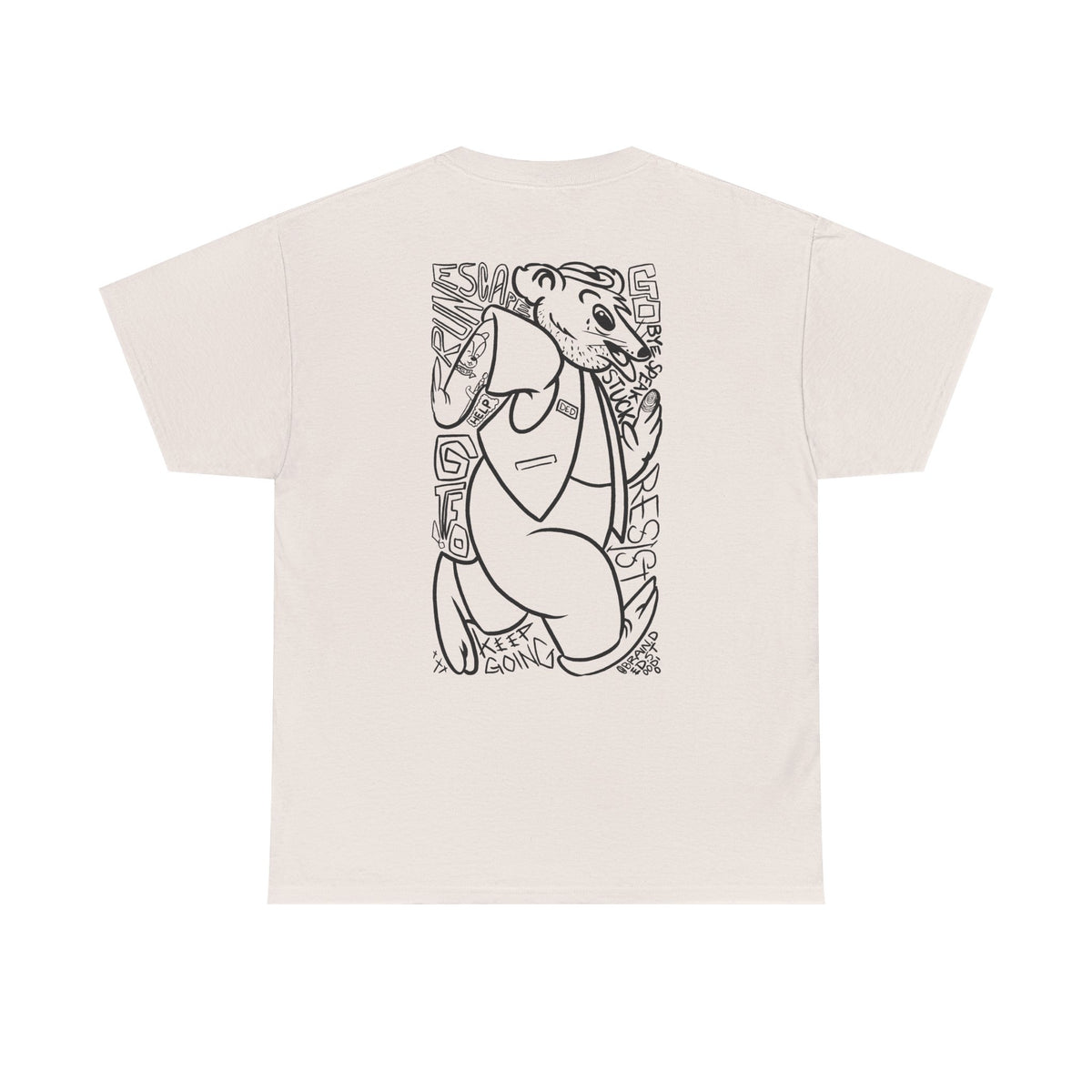 "RUN" - Graphic Tee (Back Print w/ F.T.W.) (Gildan 5K)