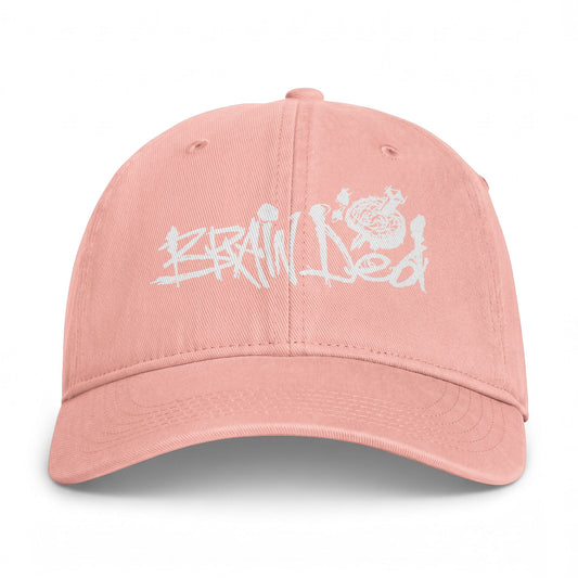 "Brain Ded Heartful Logo" - Hat (White)