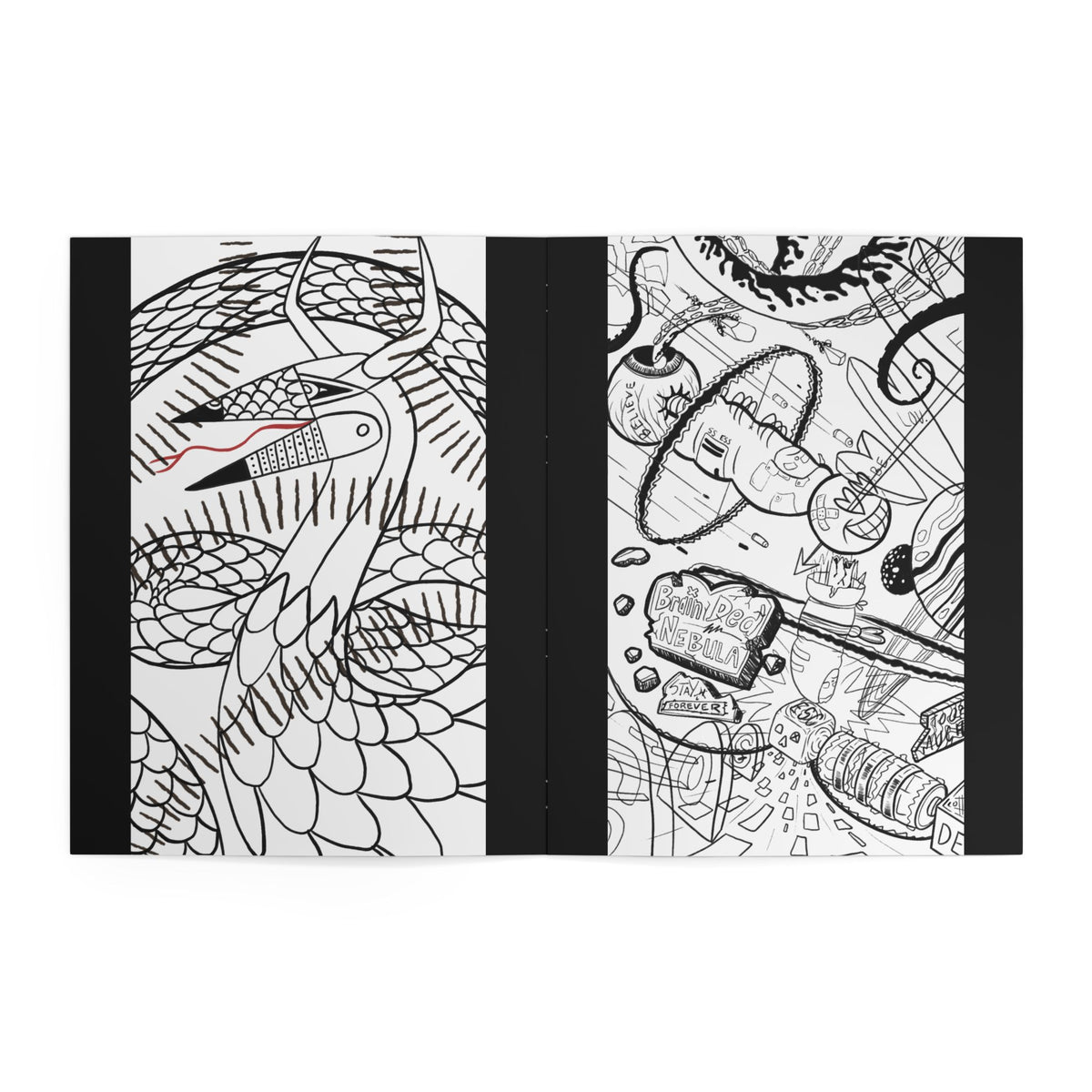 "The Lines are Suggestions" - Coloring Book Vol. 2 (24 Page)