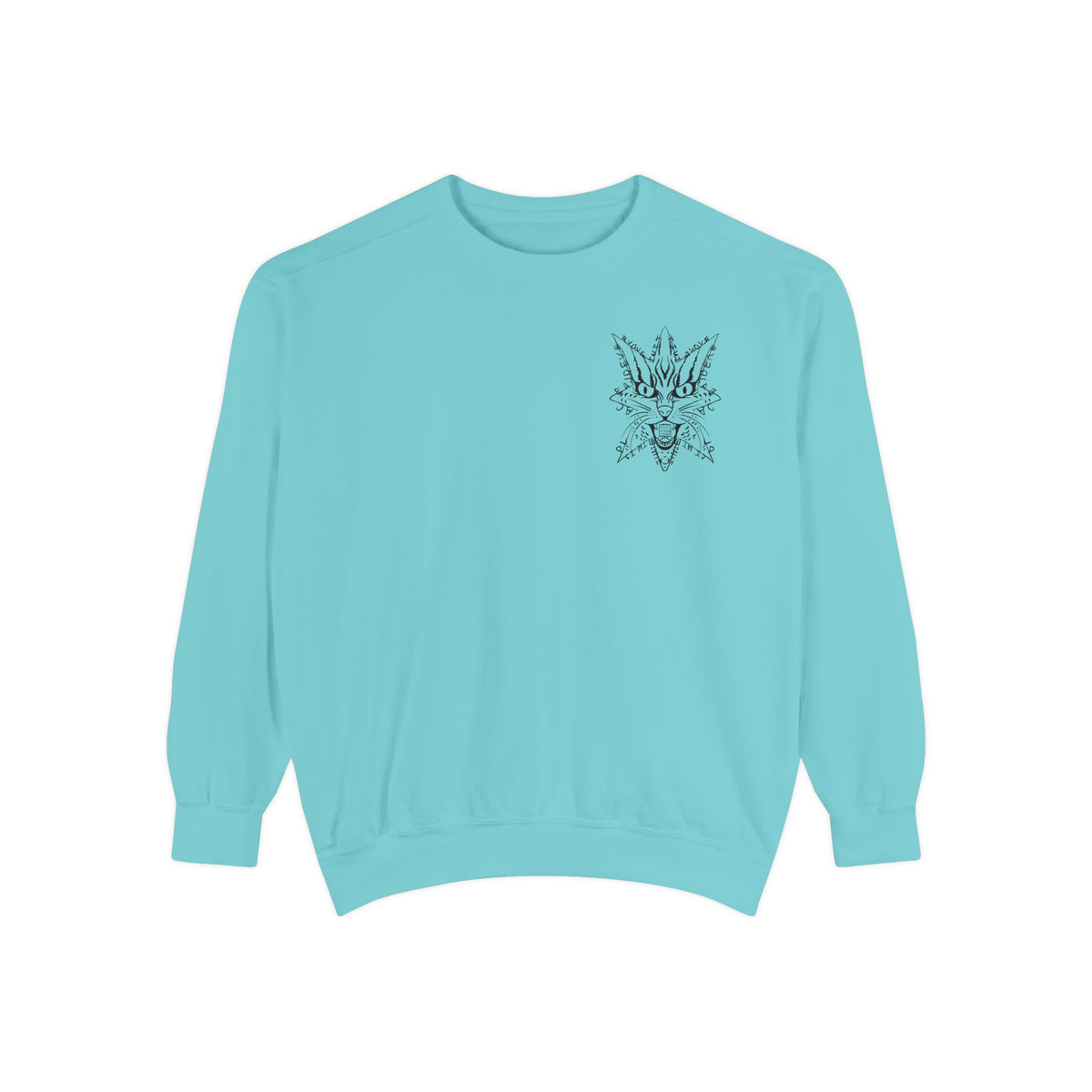 "I hate this place and everyone in it." - Graphic Crewneck
