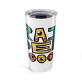 20oz Illustrated Travel Tumbler — brain.ded.stoodio Logo