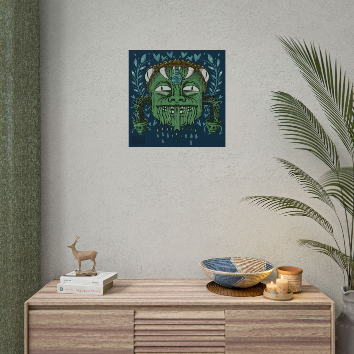 "SNAKE KID" - Rolled Poster Print (Square) (Matte/Glossy/Satin)