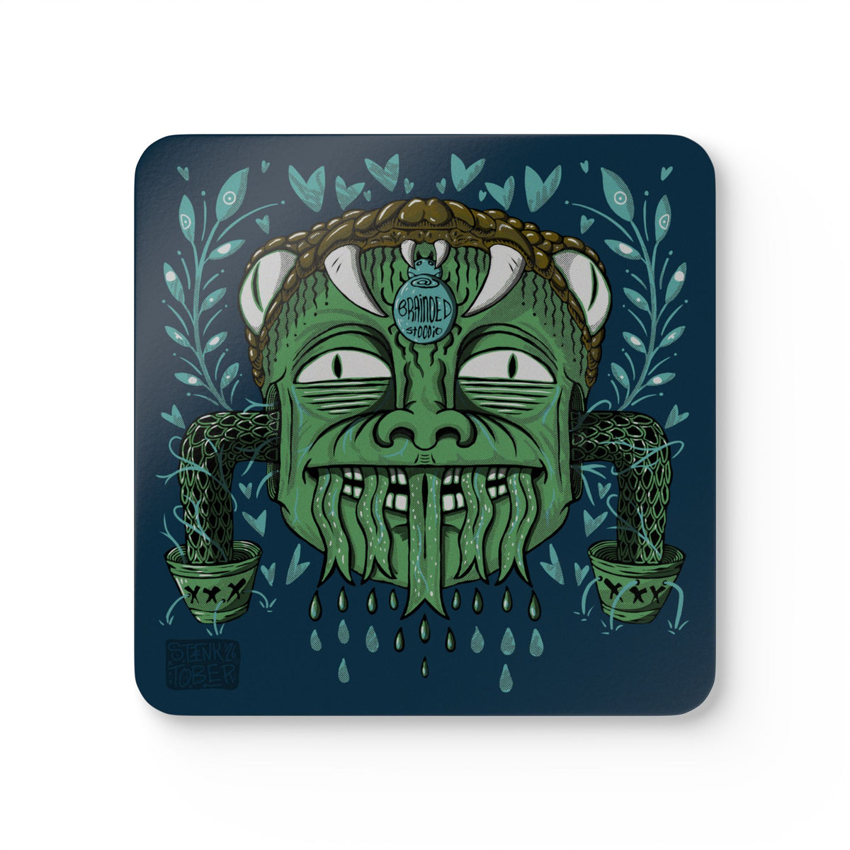 "SNAKE KID" - 4 Coaster Set