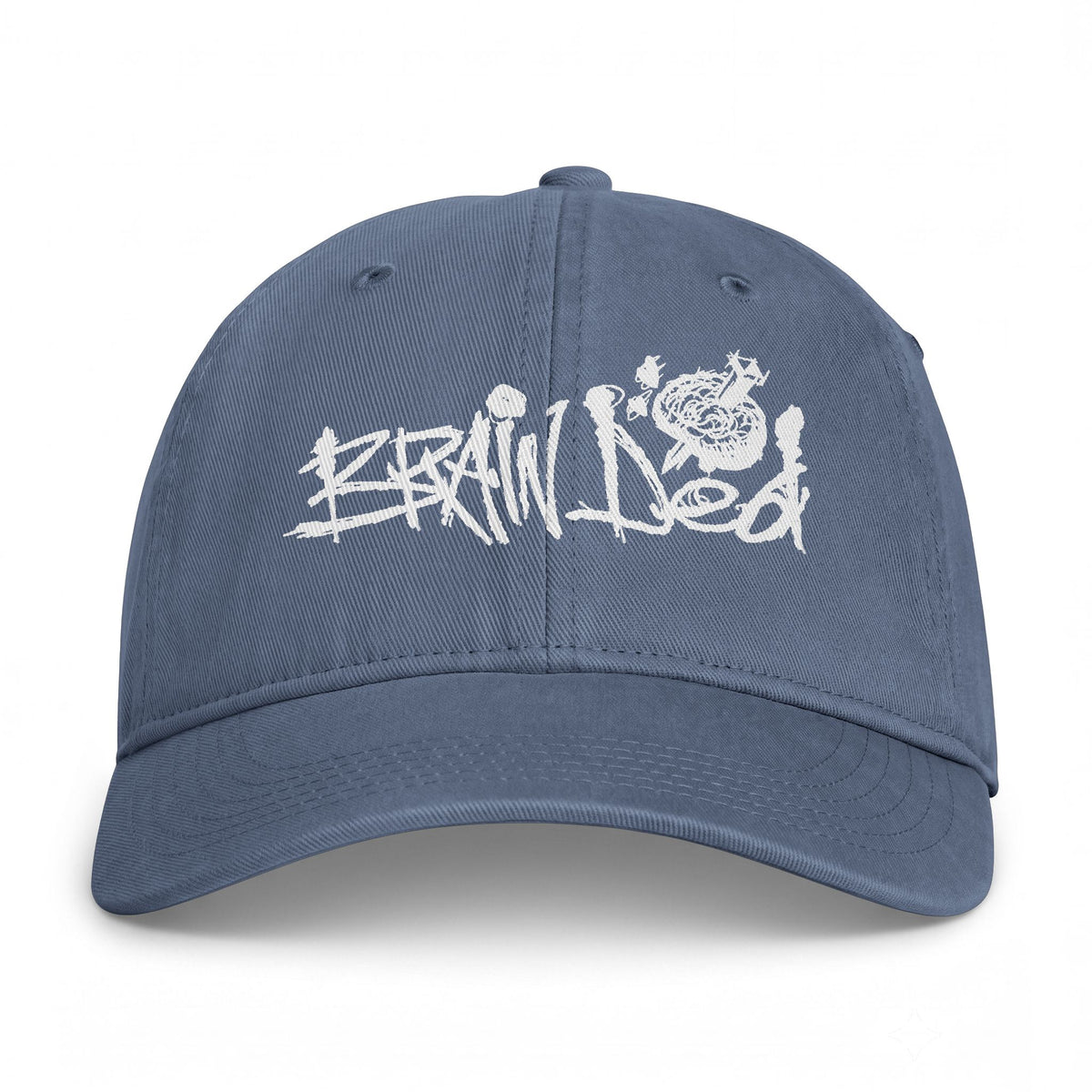 Heartfelt Brain Ded White Logo Hat