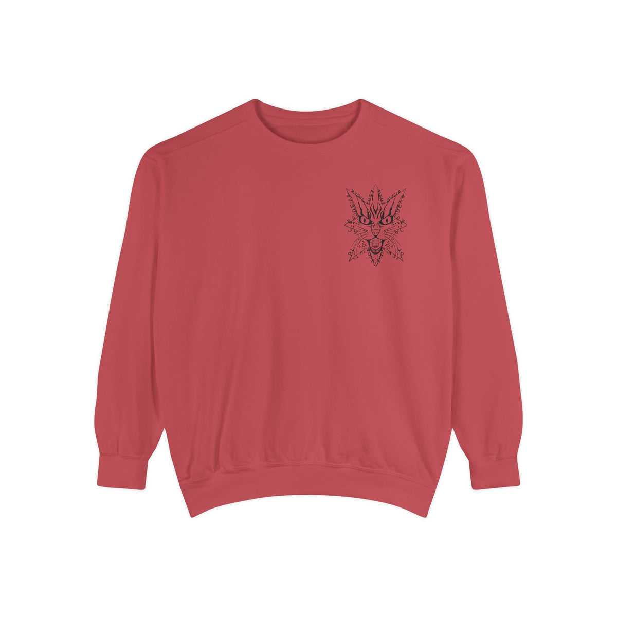 "I hate this place and everyone in it." - Graphic Crewneck