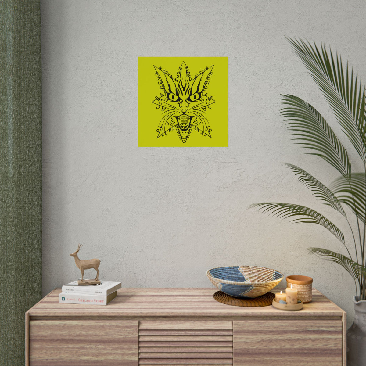 "I hate this place and everyone in it." - Rolled Poster Print (Square) (Matte/Glossy/Satin)