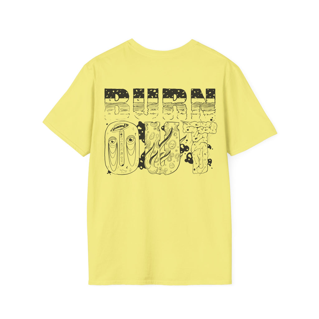 Burn Out Graphic T-Shirt — 'Burn Out' Back Design