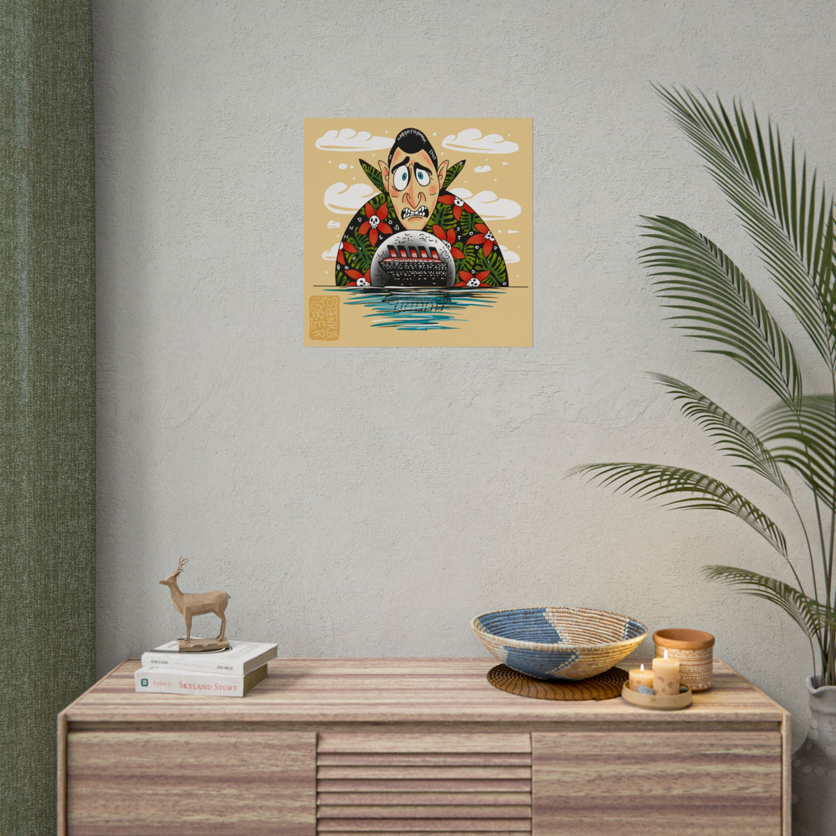 "Dracula" - Rolled Poster Print (Square) (Matte/Glossy/Satin)