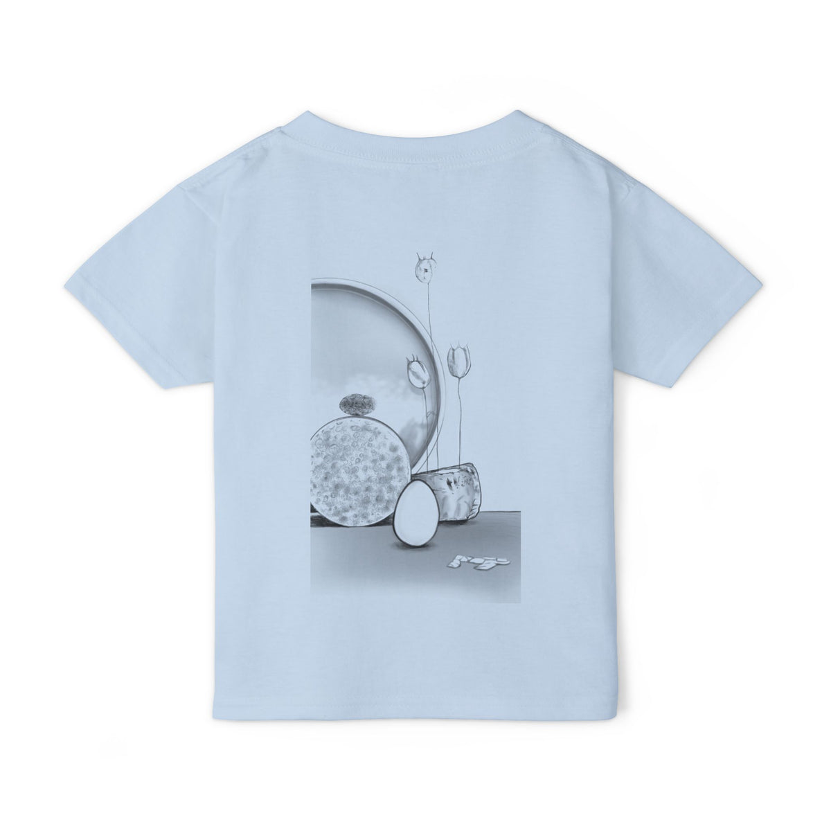 Toddler T-Shirt — Minimalist Black & White Still Life Print