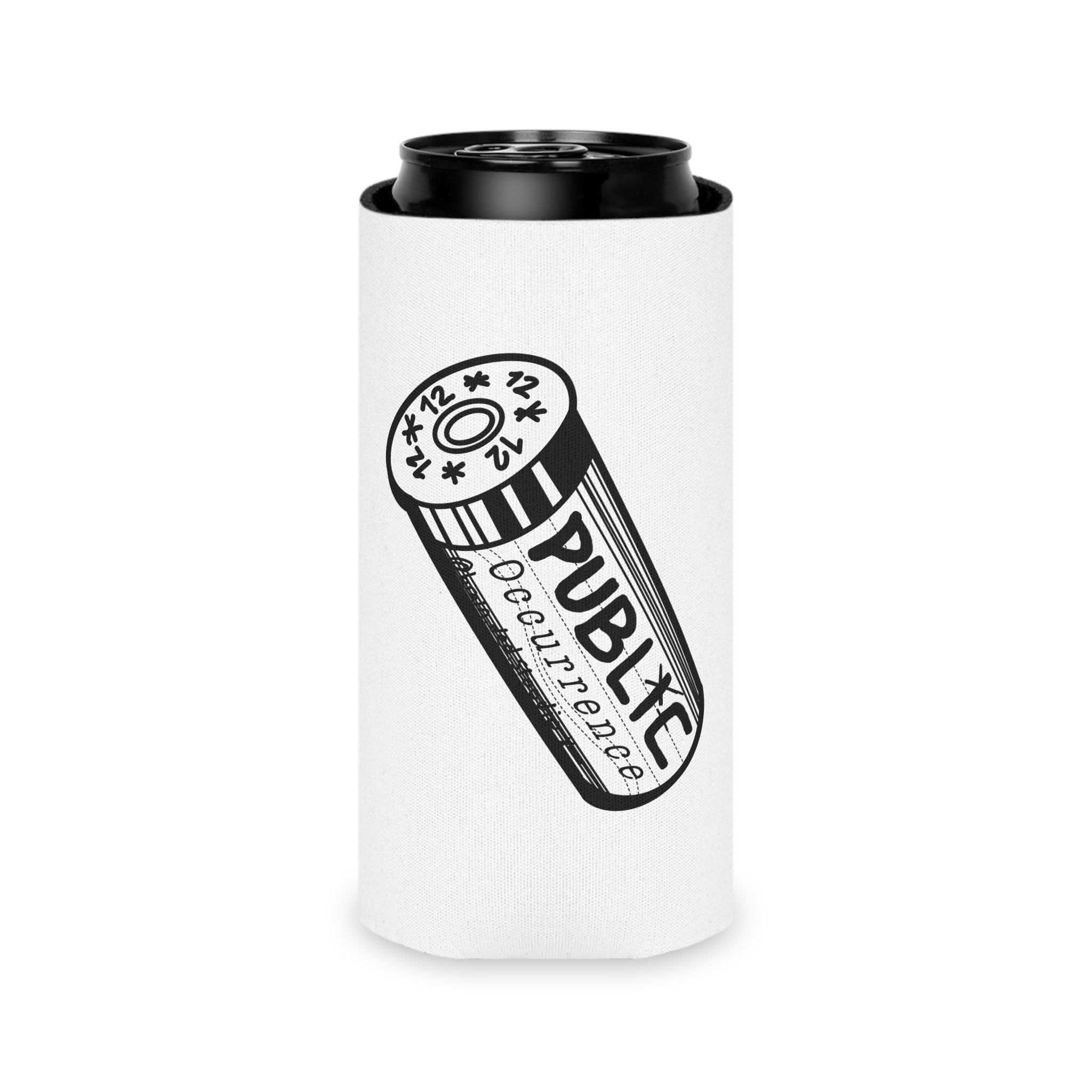 Burn Out \\ Public Occurence - Can Cooler Koozie