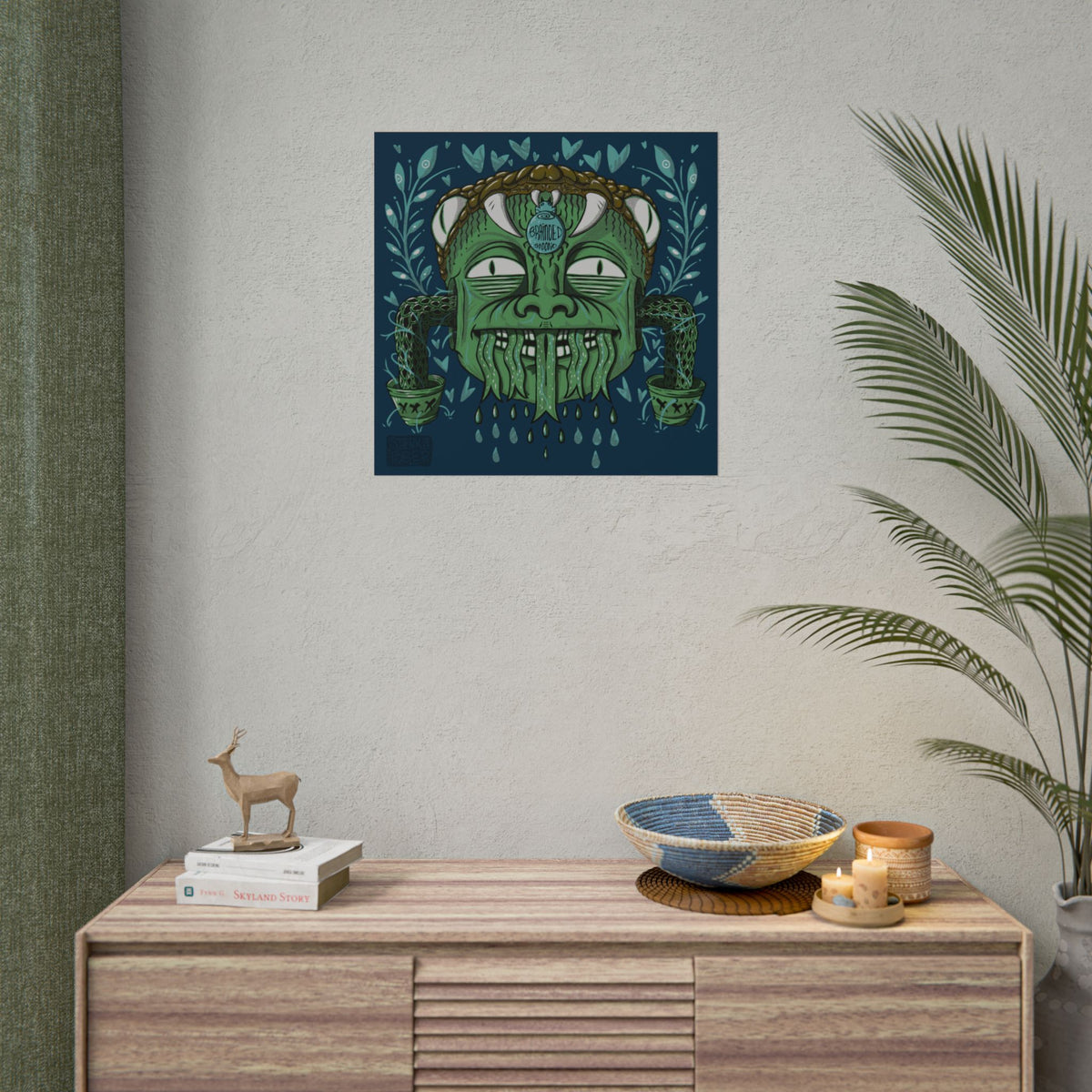 "SNAKE KID" - Rolled Poster Print (Square) (Matte/Glossy/Satin)
