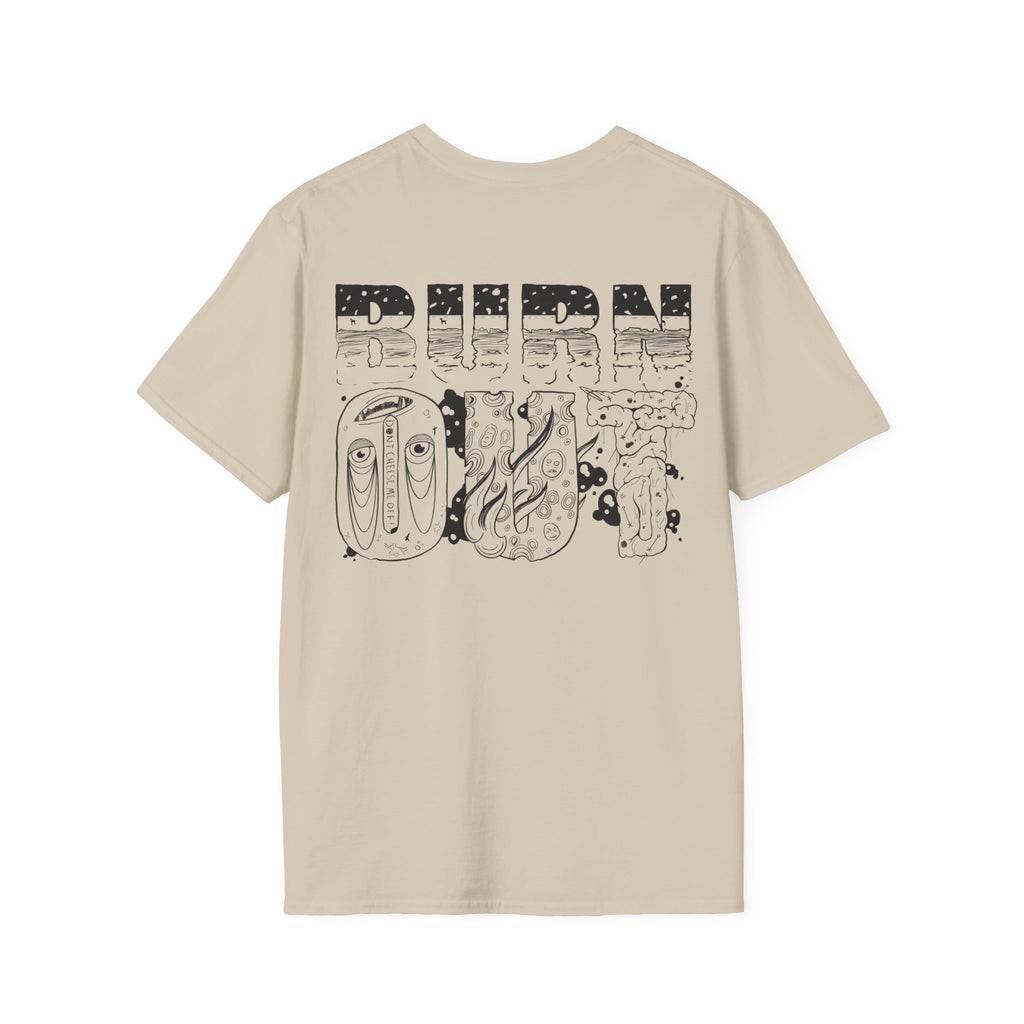 Burn Out Graphic T-Shirt — 'Burn Out' Back Design