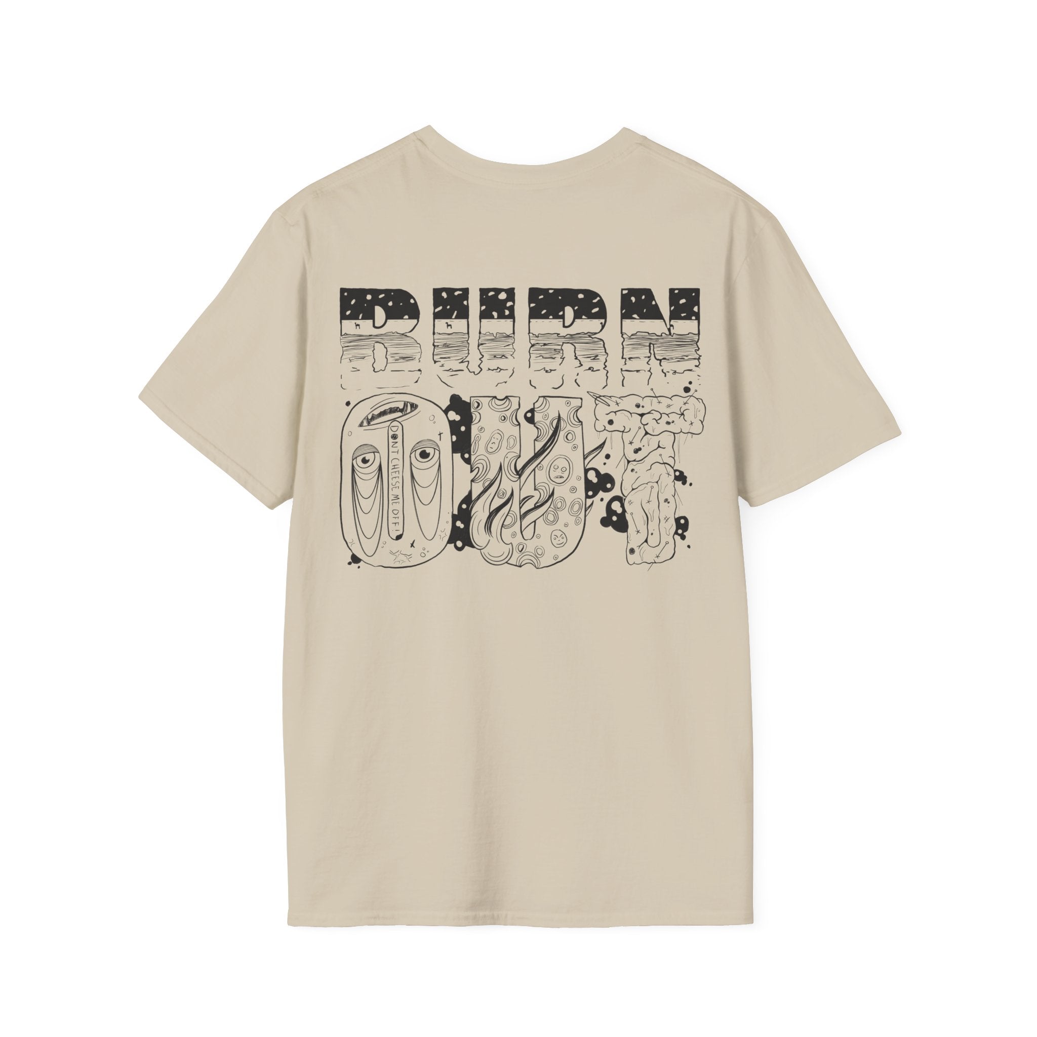 Burn Out Graphic T-Shirt — 'Burn Out' Back Design