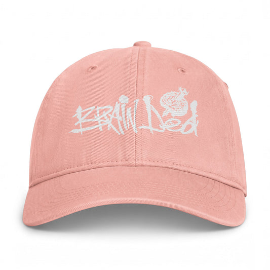 "Brain Ded Heartless Logo" - Hat (White)