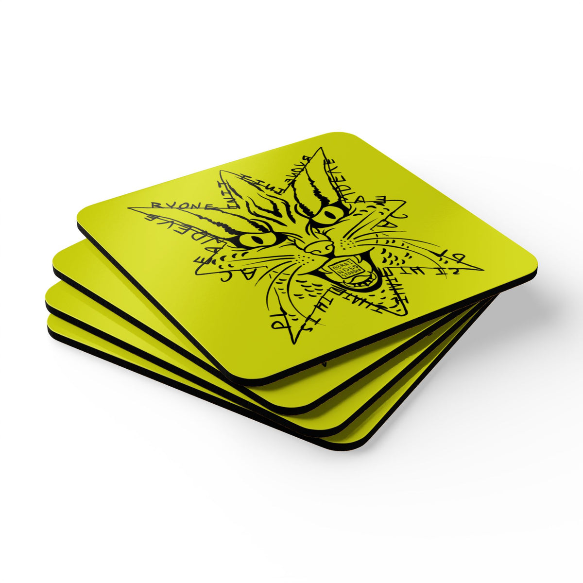 "I hate this place and everyone in it." - 4 Coaster Set