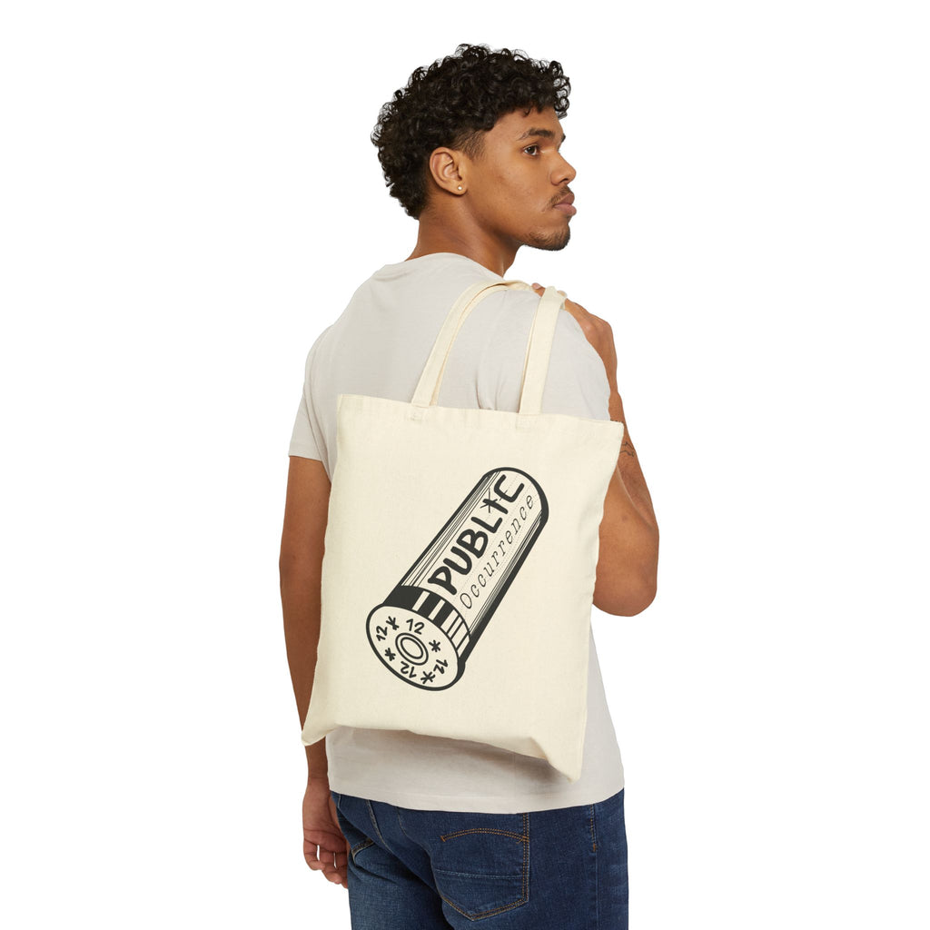 Public Occurrence Shotgun Shell Tote Bag