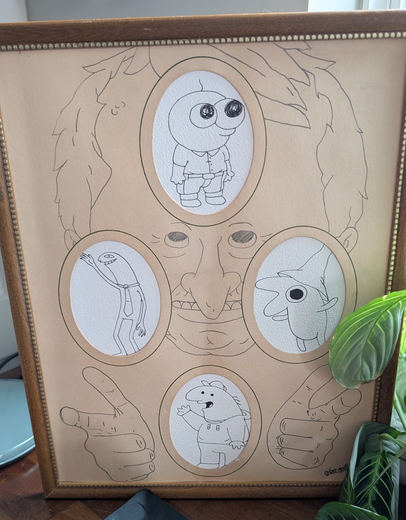 Smiling Friends Olan Mills Group Artwork